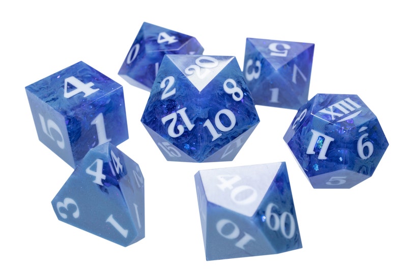 Custom DiCast Dice Set Custom Resin RPG Dice Commission image 10