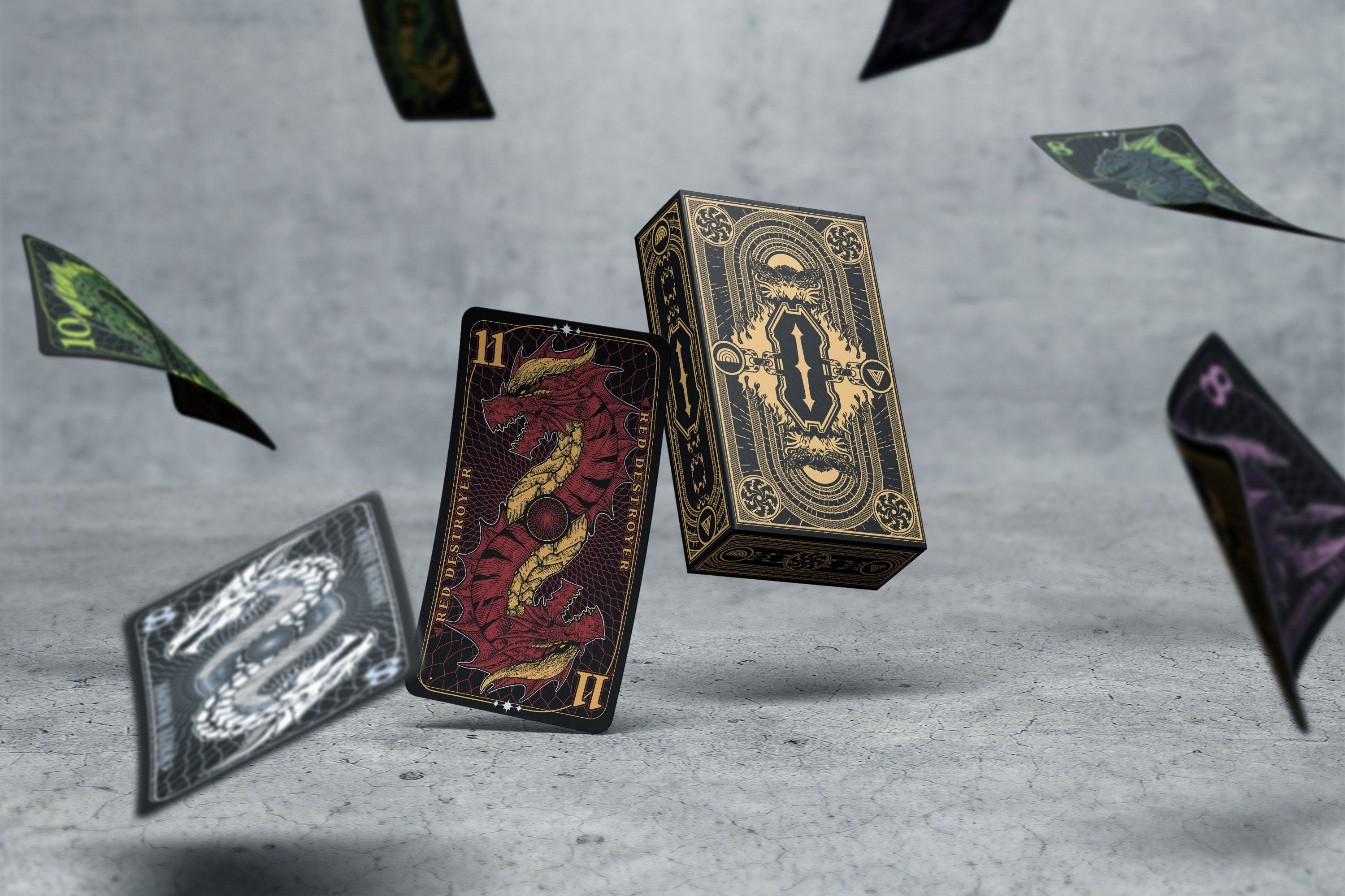 3DA ReIllustrated | Three Dragon Ante compatible cards