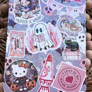 Halloween Kindle Insert Kindle Stickers Book Club E-Reader Insert Bookish Accessories Gift for Book Lover