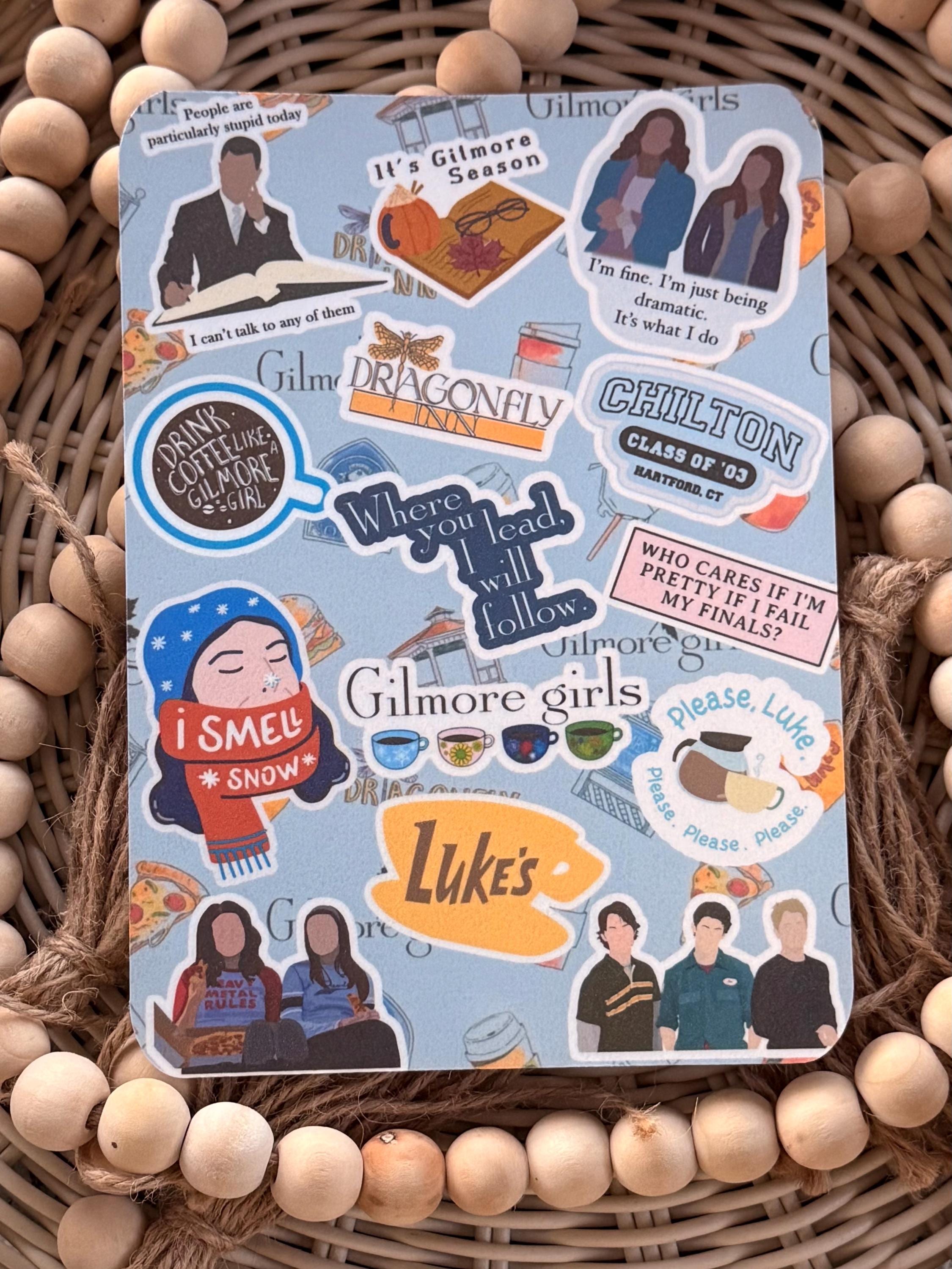 Gilmore Girls inspired Kindle Insert Kindle Stickers Book Club E-Reader Insert Bookish Accessories Gift for Book Lover
