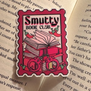Smut Book Club Bookmark/sticker