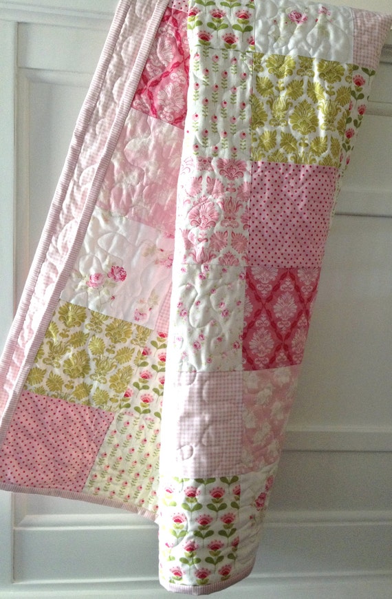 Items similar to Handmade Cot Quilt Custom Order. on Etsy