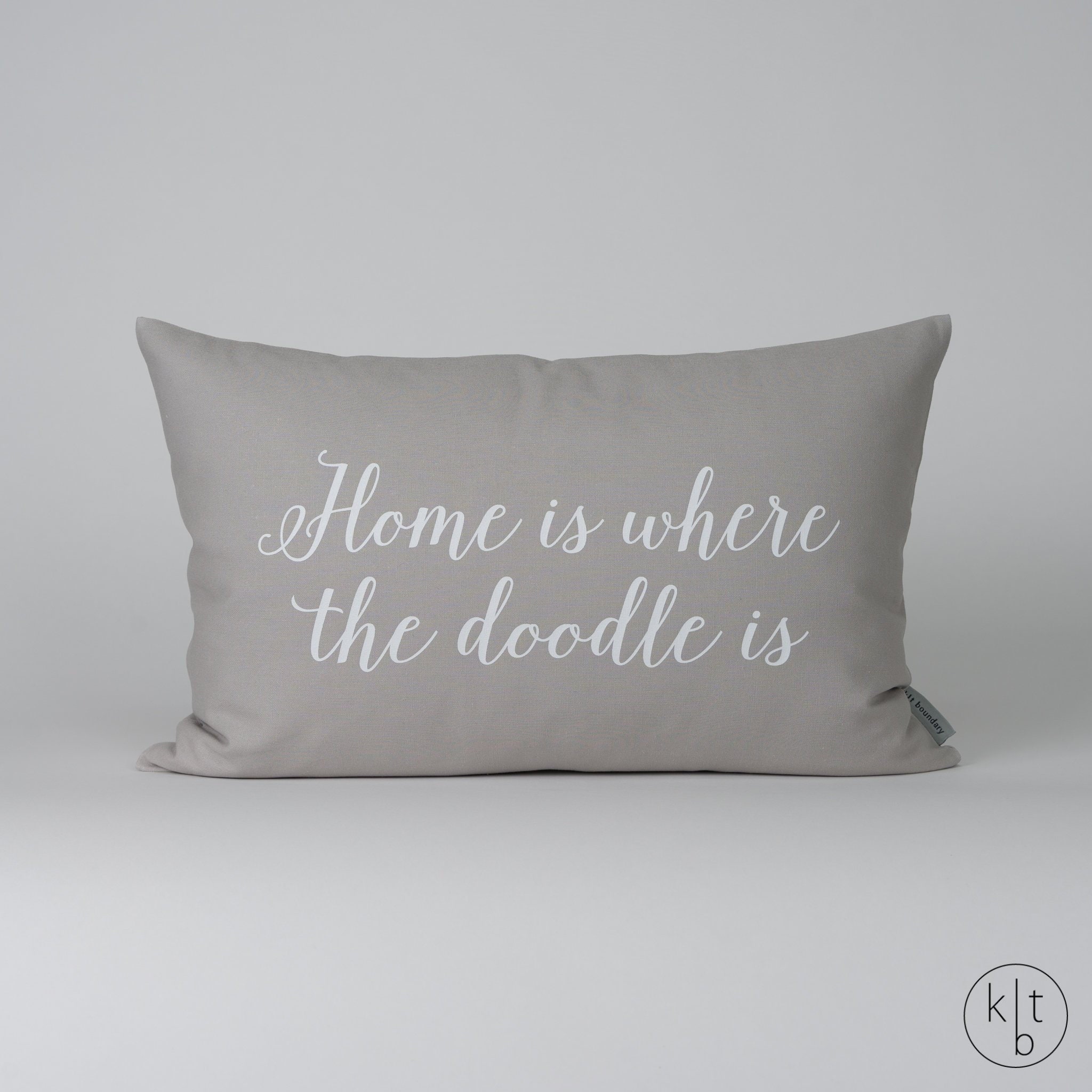 Home is where the doodle is Pillow Goldendoodle Etsy