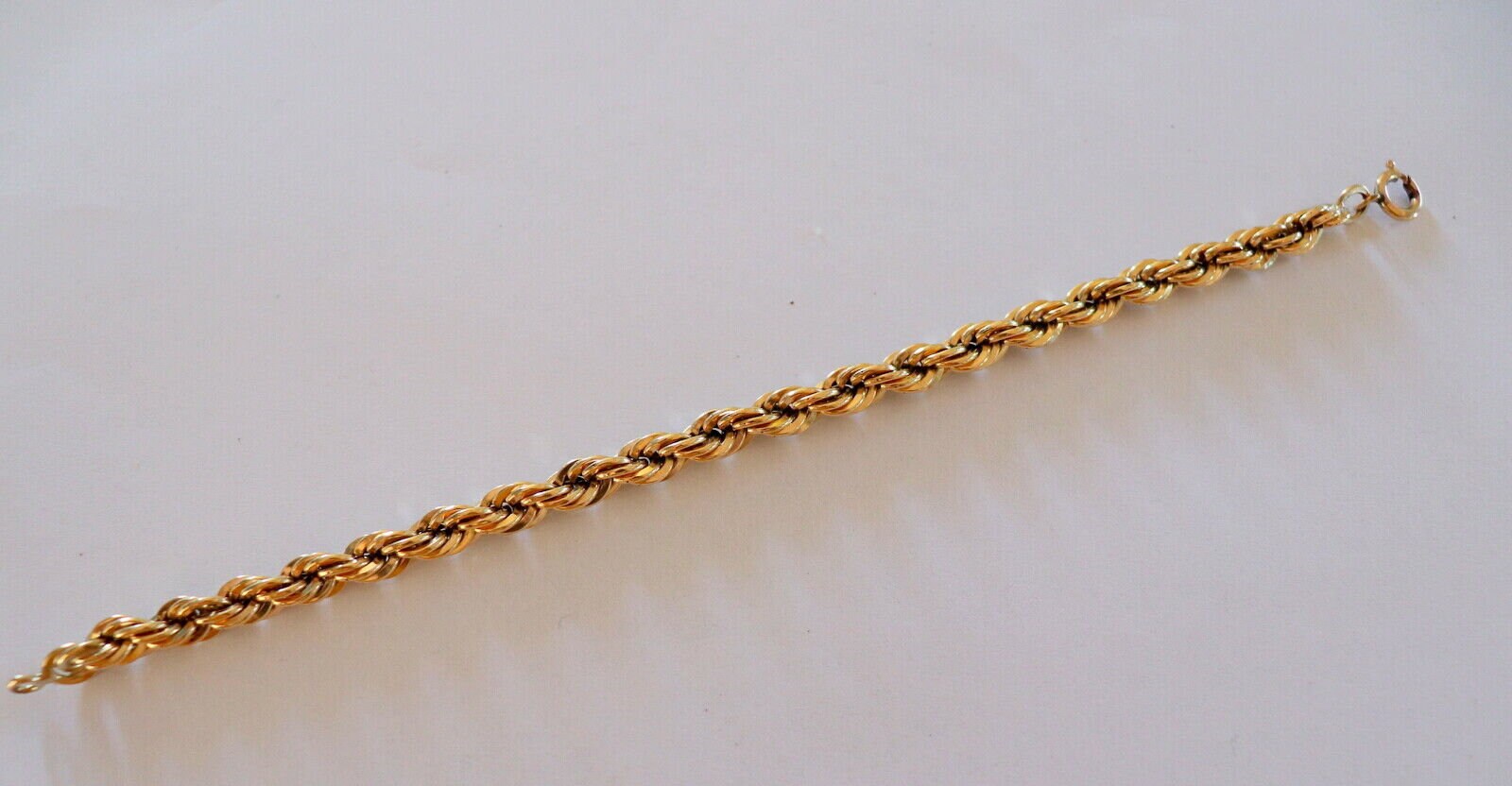 爆売り！ Vintage Hallmarks Bangle Bracelet Rope Filled Gold 12k 武具