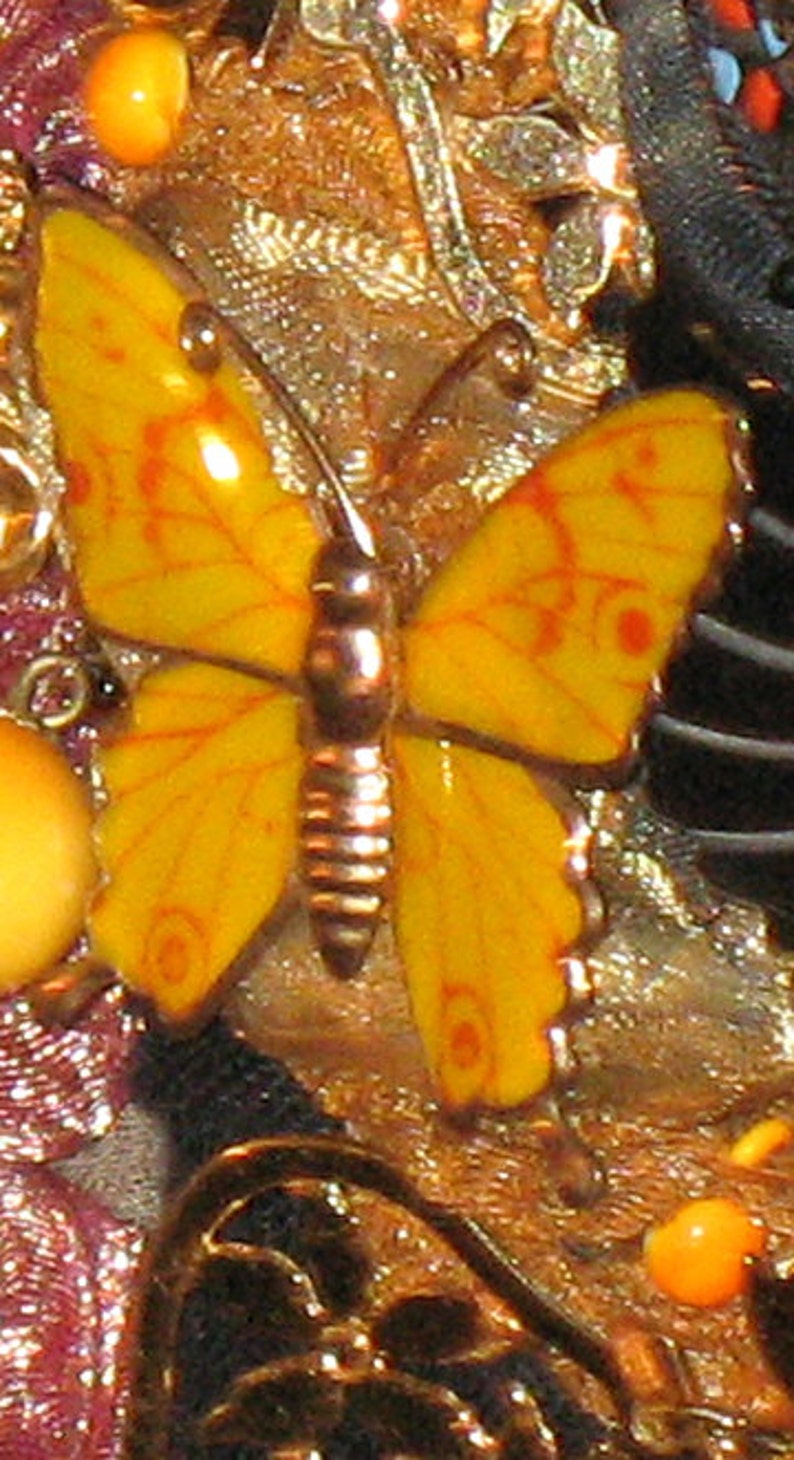 Ornate vintage Jewel Embellished Cinch Clip Etsy