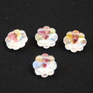 Swarovski 5110 - Crystal AB Margaritas Austrian 12 pieces Large Beads