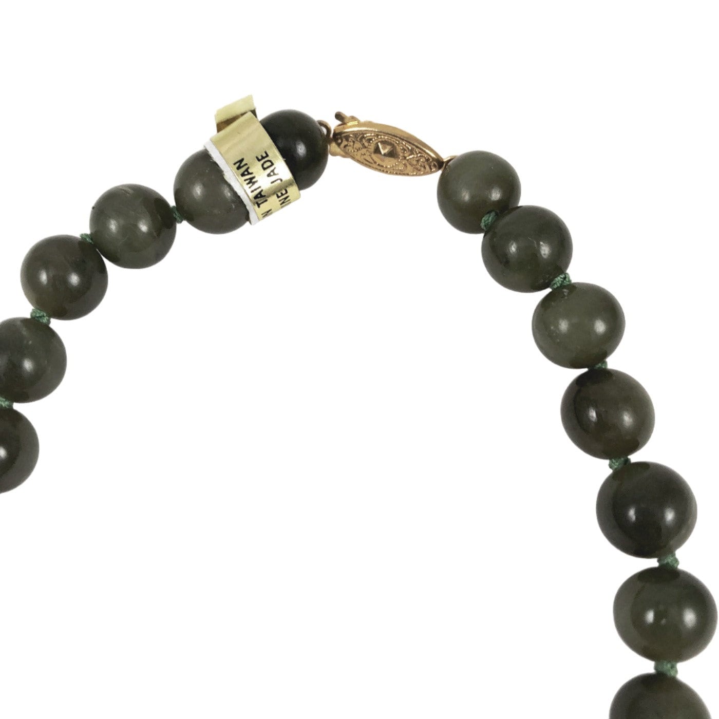 Collana Giada Naturale 10mm Collana Lunga In Giada Naturale Verde - Foto 8