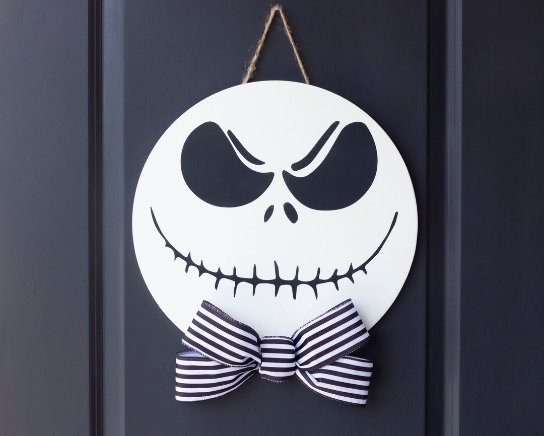Jack Skellington Nightmare Before Christmas Door Hanger Jack