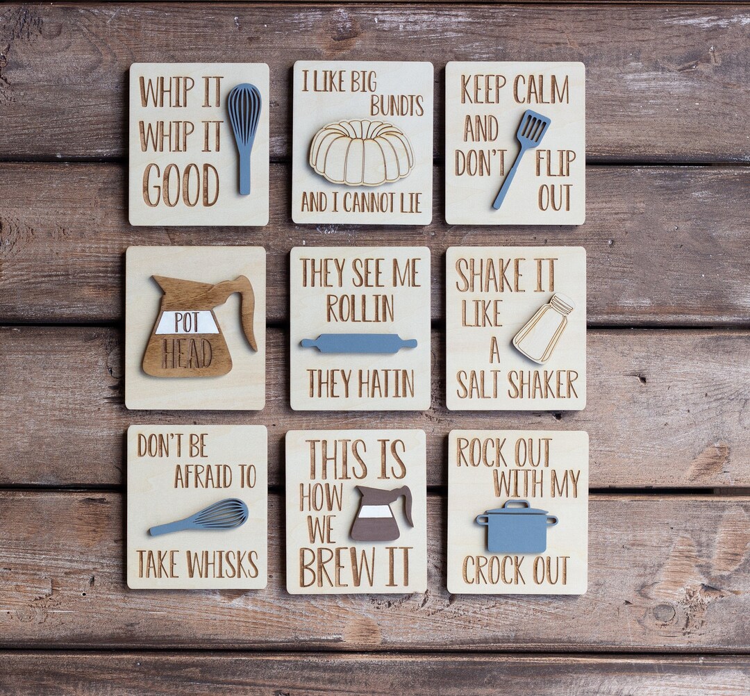 Funny Kitchen Wooden Kitchen Refrigerator Funny