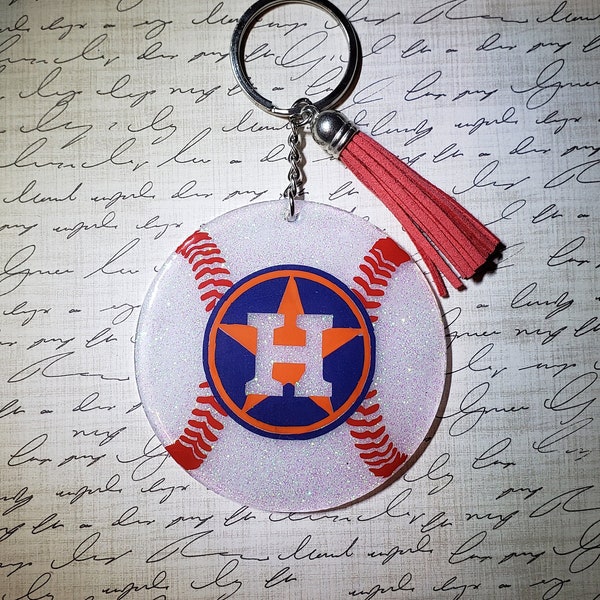 Baseball (All Teams) Custom Key Chain / Personalized Key Chain / Custom /Handmade / MLB / Gift /