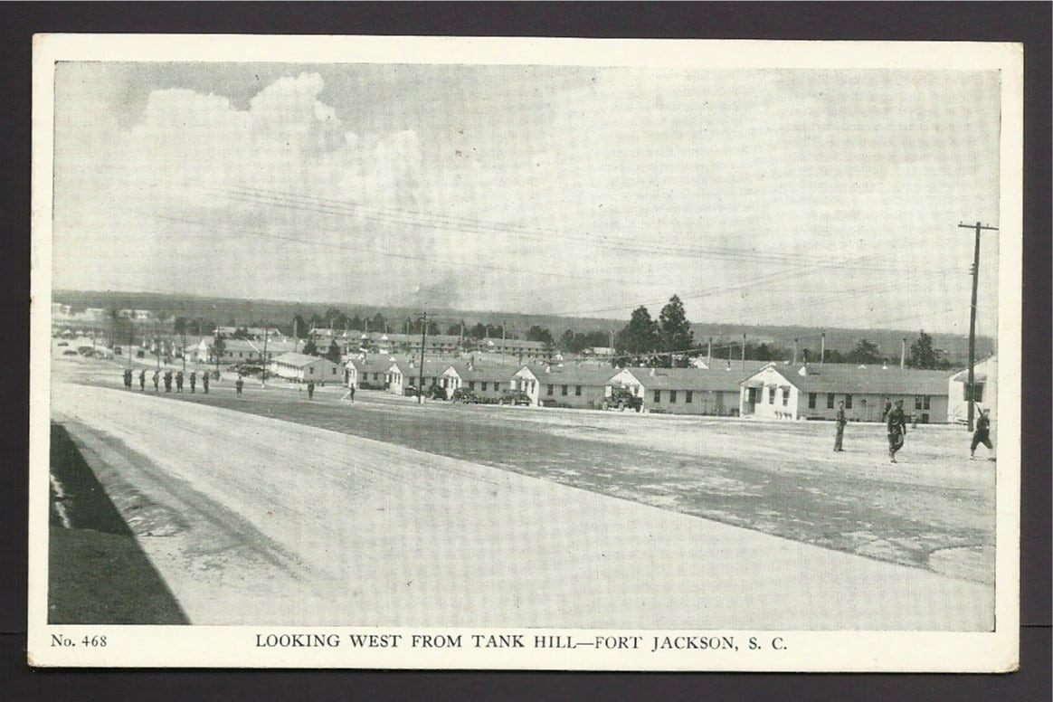 Looking West from Tank Hill Fort Jackson South Carolina Etsy