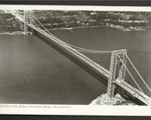 Ver Arial Rpp Vintage del puente George Washington, Fort Lee, Nueva Jersey a Nueva York (385)