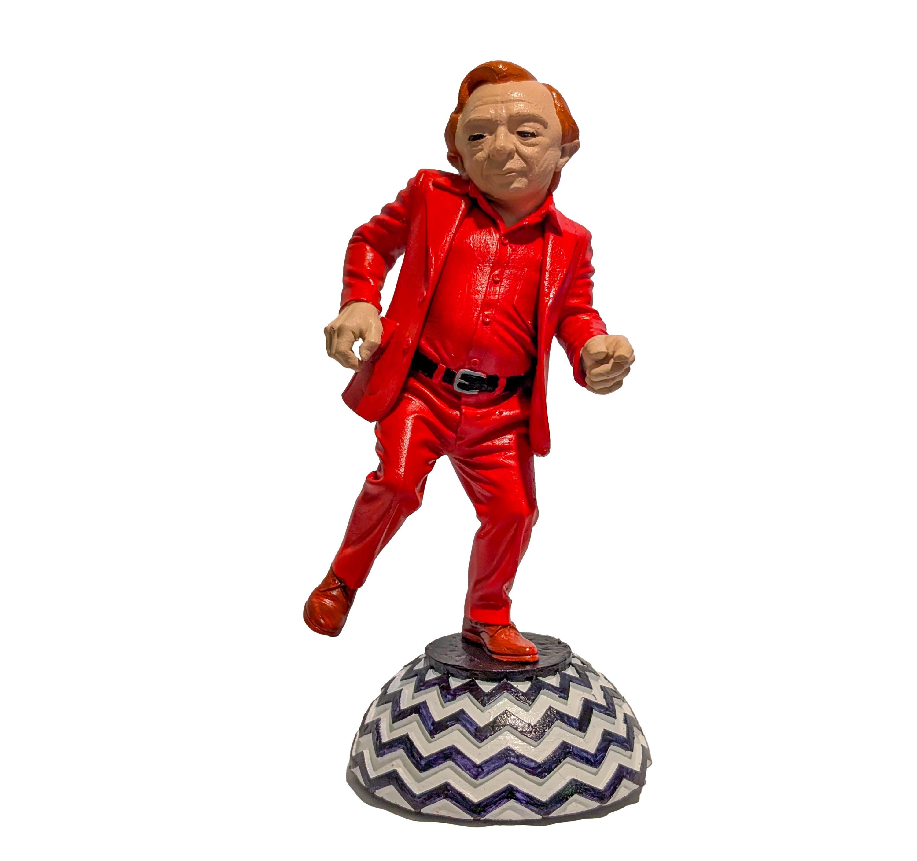 Twin Peaks Man From Another Place Figure – Hand Painted Resin Red