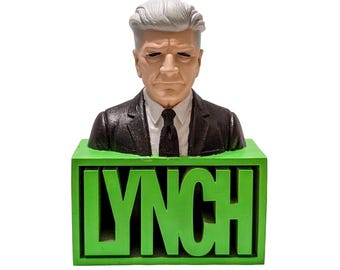 Lynch - Verde lima - Figura de resina pintada a mano - Estatua coleccionable / Recuerdos de la serie de televisión de David Lynch