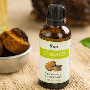Chaga Oil, Chaga Mushroom Essential Oil, Natural Siberian Harvested Oil, Skin Aliment