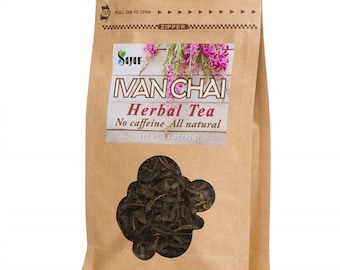 Ivan Chai Herbal Tea, Organic Loose Leaf Tea 1.8oz/50g, Caffeine Free Tea
