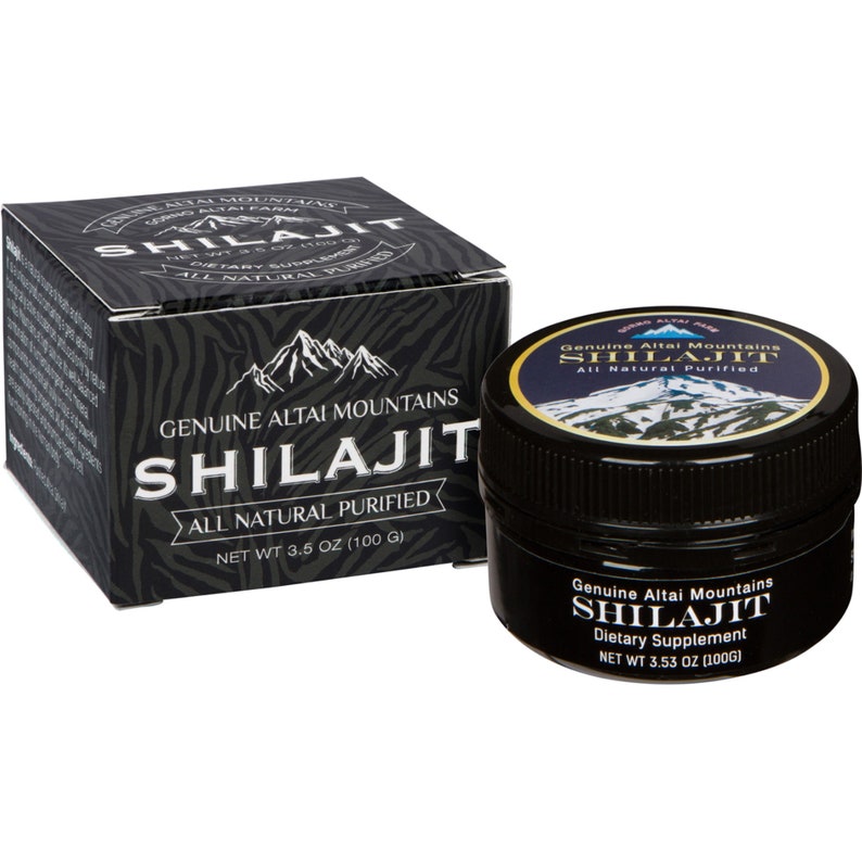 Shilajit Pure Resin Authentic Natural Fresh Organic, Premium Altai Quality 3.5 oz/ 100g, 160 Servings / 5 Months Supply image 2