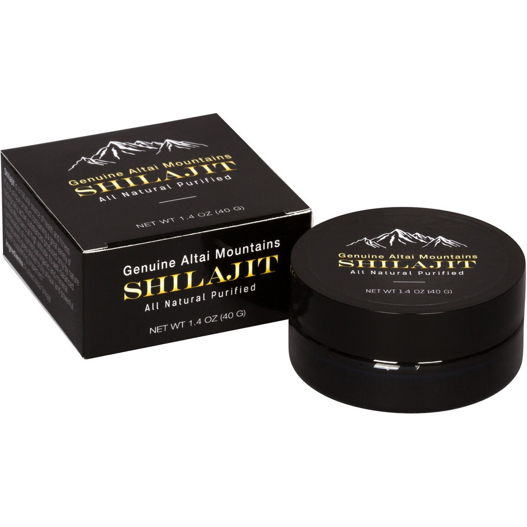 Pure Authentic Himalayan Shilajit Resin - 50g - 100 Servings