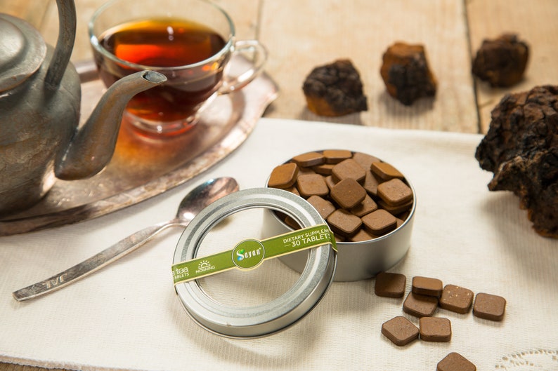 Wild Chaga Mushroom Instant Tea Extract & Powder Herbal ...