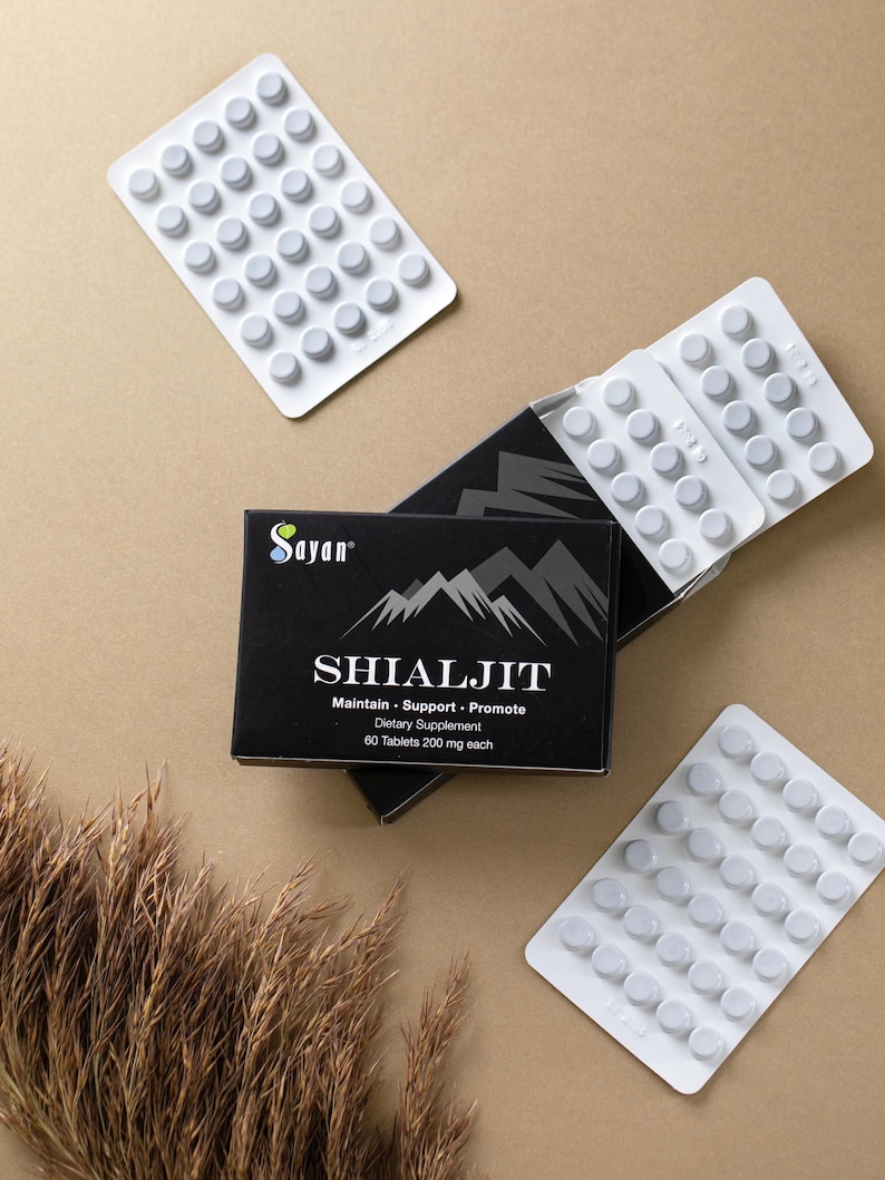 Shilajit Pure Resin, Organic Fulvic Acid, 25g (1oz) Glass Jar, 250 Servings, Vitality Booster Supplement, Wellness Gift For Her