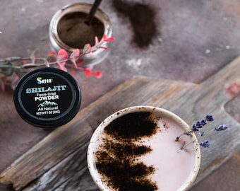 Shilajit Powder, Natural Altai Shilajit Extract, Authentic Freeze-Dried Shilajit with Potent Fulvic Acid, 1oz/28g, Wellness Gift