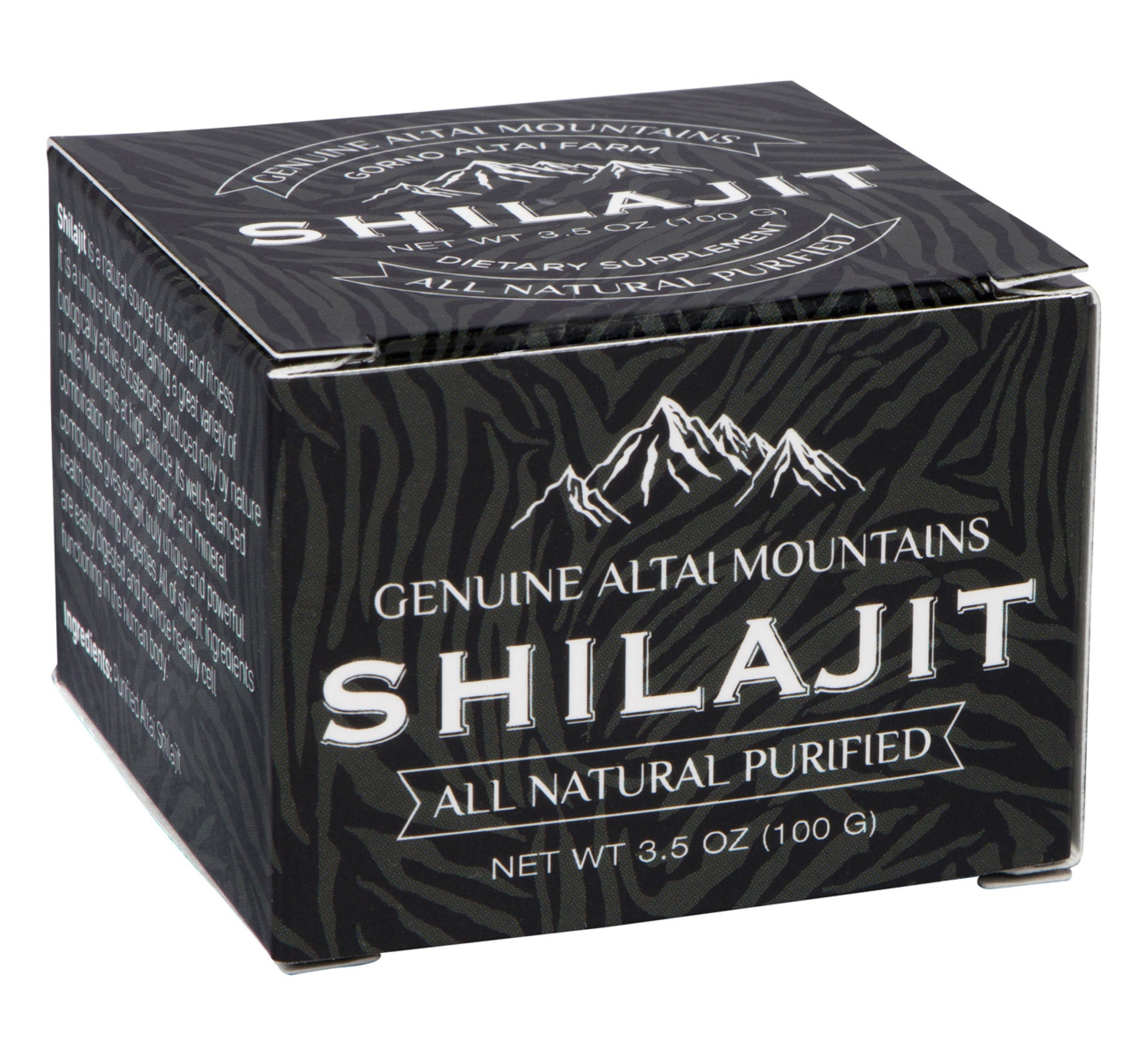 Pure Peak Shilajit  Purified Shilajit from the Altai Mountains