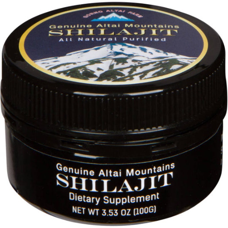 Shilajit Pure Resin Authentic Natural Fresh Organic, Premium Altai Quality 3.5 oz/ 100g, 160 Servings / 5 Months Supply, Fulvic Acid image 3