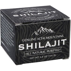 Shilajit Pure Resin Authentic Natural Fresh Organic, Premium Altai Quality 3.5 oz/ 100g, 160 Servings / 5 Months Supply, Fulvic Acid image 2