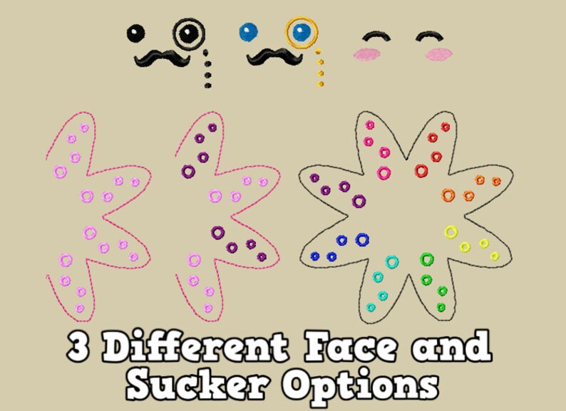 Mini Octopus in the Hoop ITH Embroidery File Pattern 4x4 Etsy