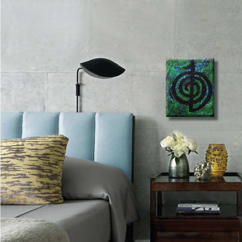 ABSTRACT PAINTING ARTWORK color thearapy positive Energy 1