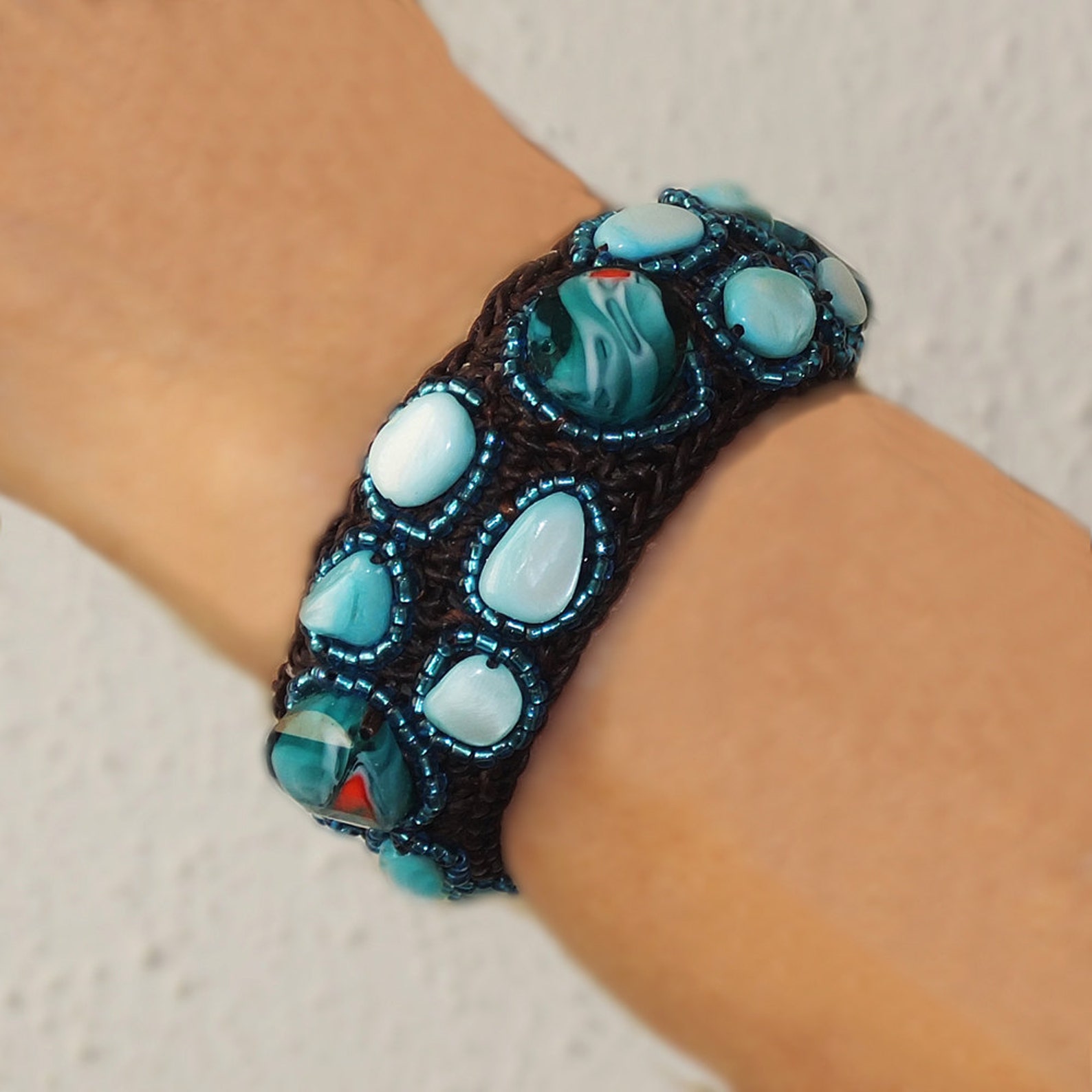 BRACELET STONE BLUE 1 & 2 Etsy