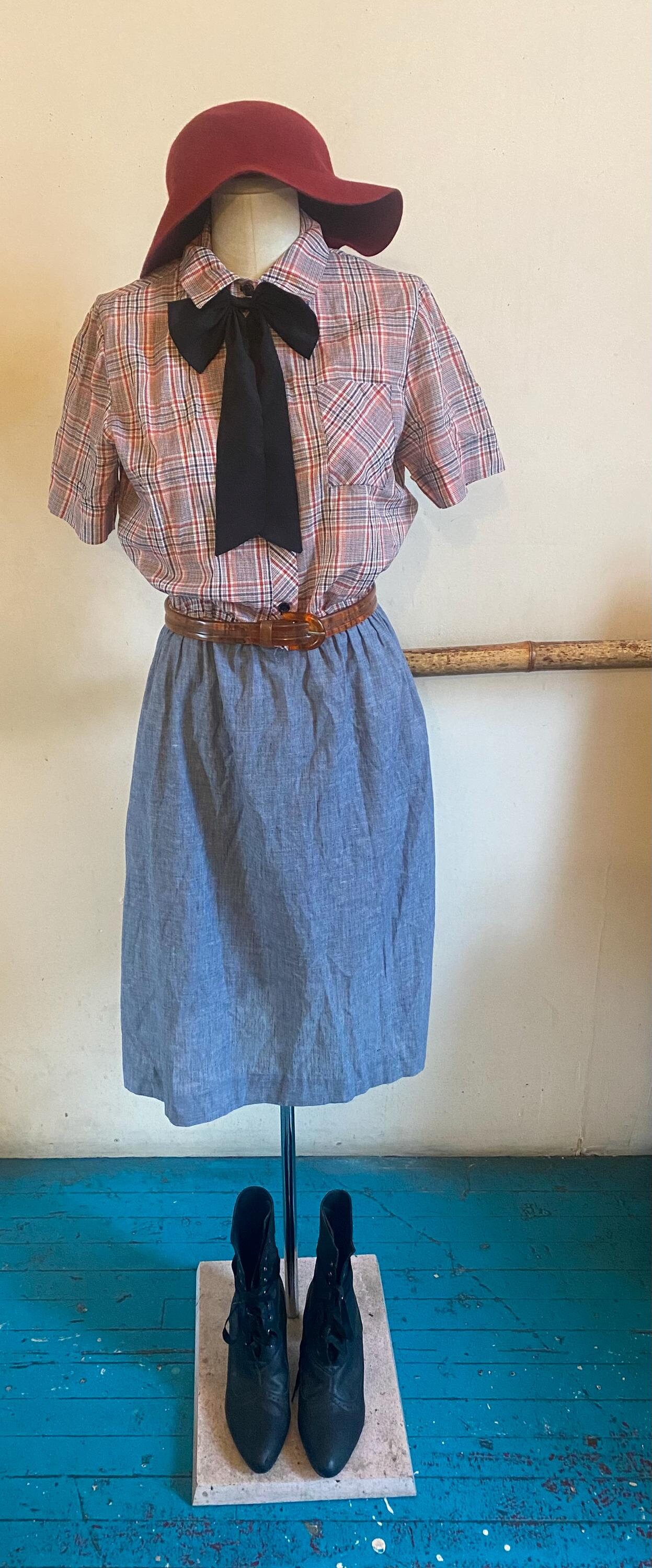 アメリカ製　ヴィンテージ　MELISSA LANE ワンピース アメリカ製 ヴィンテージ MELISSA LANE ワンピース Melissa Lane Dress