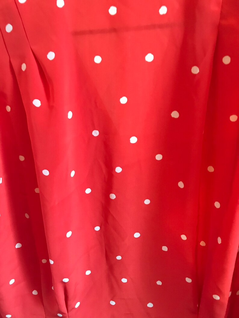 Vintage 1980s Liz Claiborne Red Polka Dot 1940s Inspired - Etsy