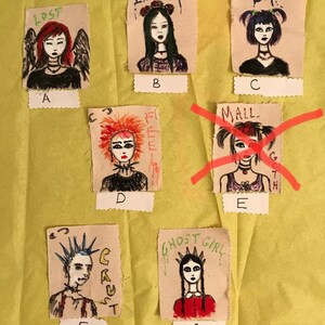 Assorted DIY Hand Painted Punk Patches