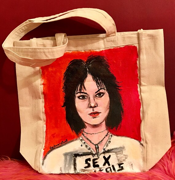 Joan Jett Jukebox Cherry Bomb Sunset Strip Hand Painted Etsy