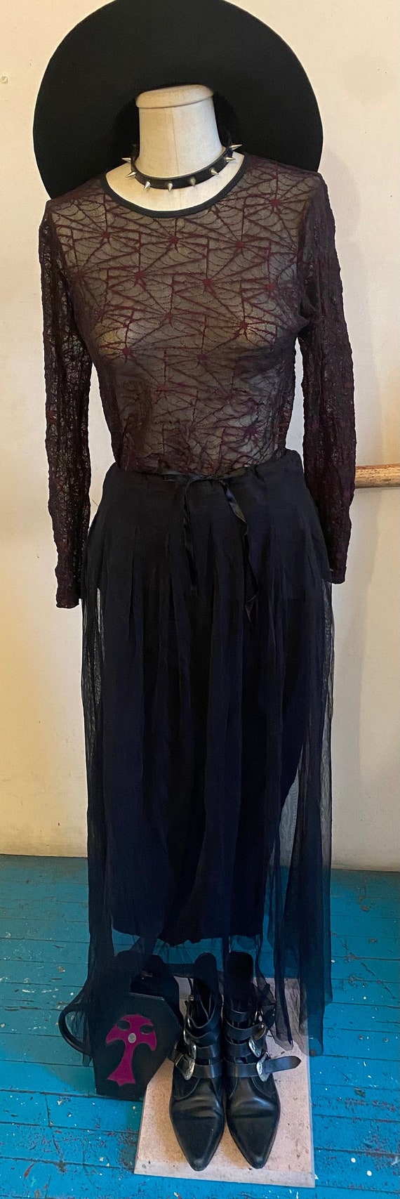 Vintage 1990’s Goth Free People Whimsy Romantic Bl