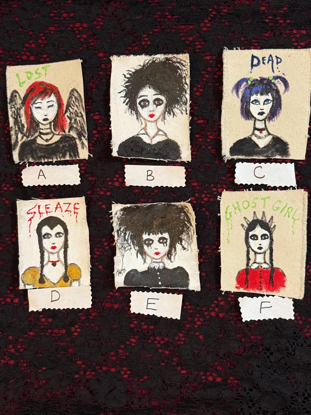 Assorted DIY Hand Painted Punk Patches - Etsy