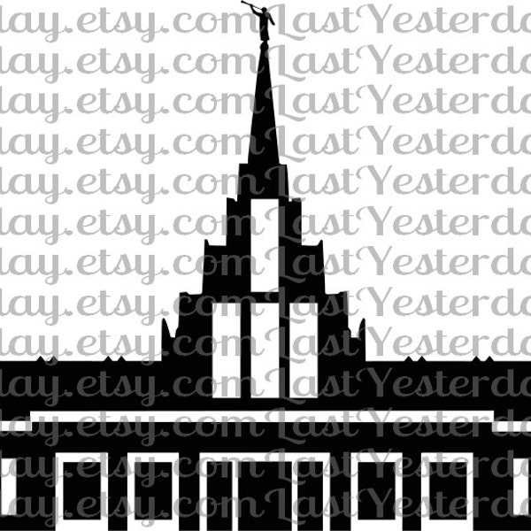 LDS Phoenix Arizona Temple DIGITAL DOWNLOAD svg dxf jpg png