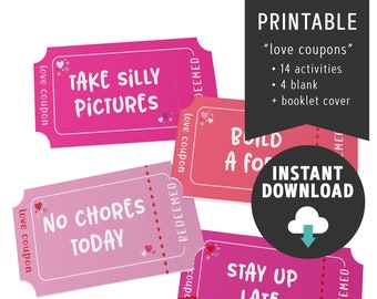 Valentine's Day love coupons