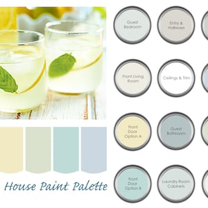 Beach House Paint Palette – Prepackaged Sherwin-Williams Color Scheme (Digital Download)