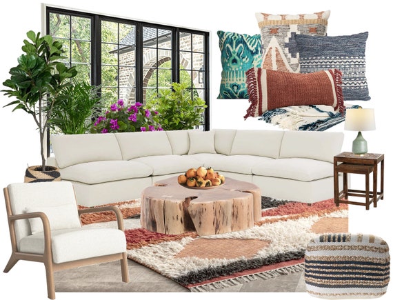 Modern boho couch deals