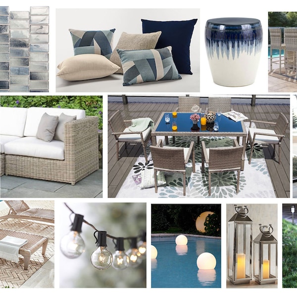 Moodboard - Outdoor Patio Interior Design Moodboard