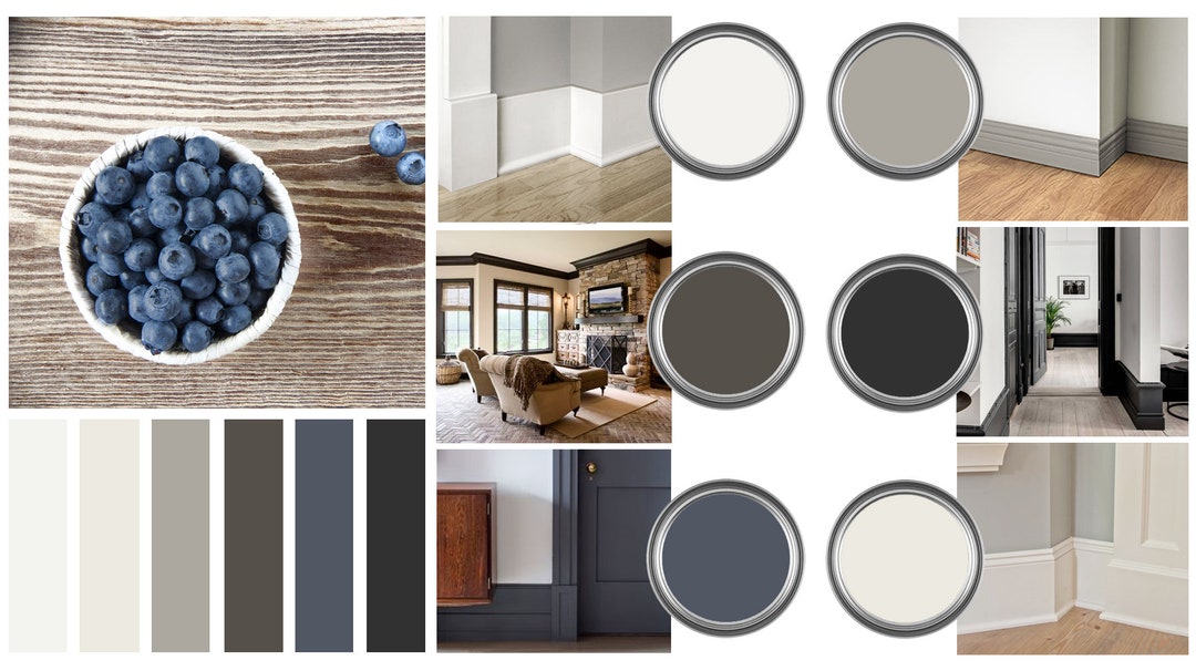 BASEBOARD TRIM Colors Sherwin Williams Prepackaged Paint Palette for