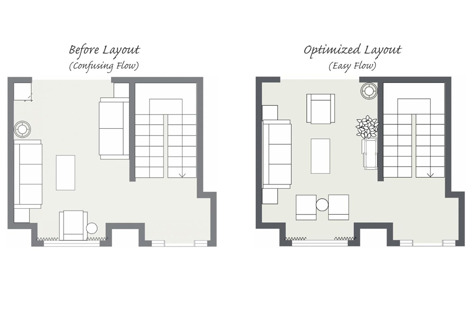 Custom Furniture Layout Plan: Interior Design Service - Etsy