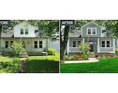 Muted Green Exterior House Paint Colors (Siding, Trim, Doors) | Sherwin-Williams Color Scheme (Digital Download)