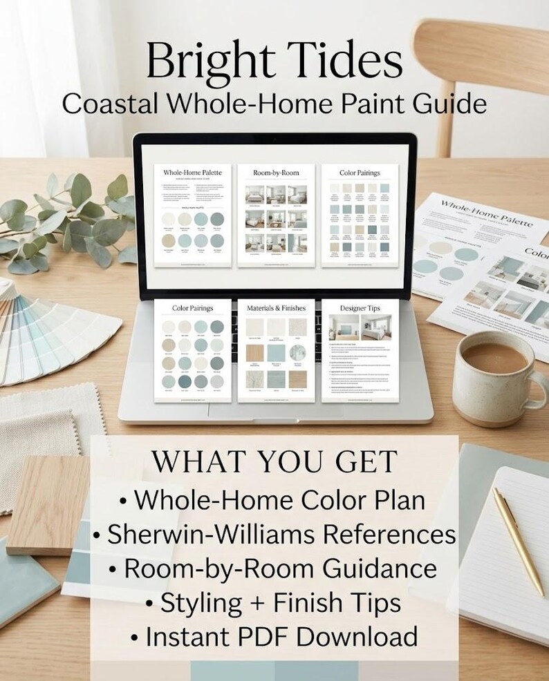Coastal Whole Home Color Palette | Sherwin Williams Paint Colors ...