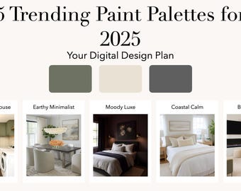 5 Trending Paint Palettes for 2025 – Digital Design Guide