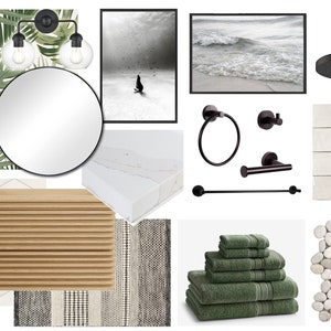 Moodboard - Bagno Online Interior Design Moodboard