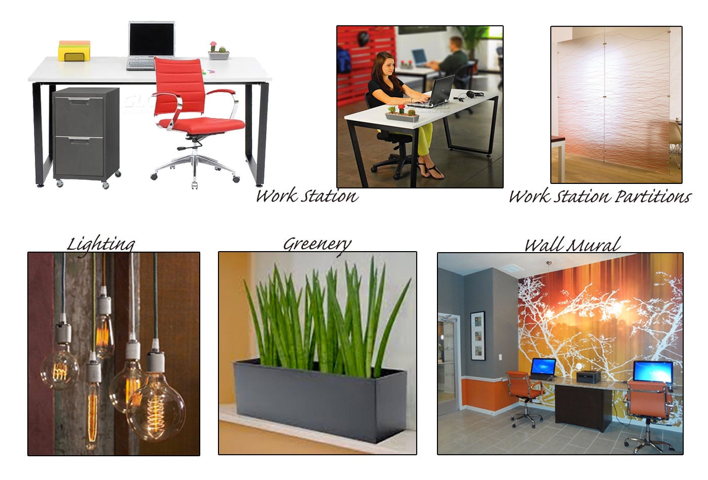 Commercial Office Interior Design Moodboard | Etsy