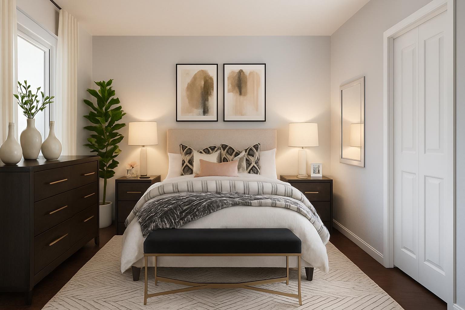 Custom Bedroom Interior Design 3D Rendering – Interior Design Package ...